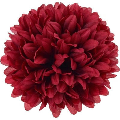 HLAVA CHRYZANTÉMA 12CM BAL:12KS BORDOVÁ