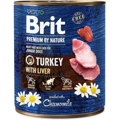 Brit Premium by Nature Dog Junior Turkey With Liver 800 g
