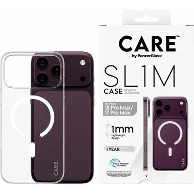 PanzerGlass PG CARE Apple iPh 18 Pro Max SL1M MagS transp