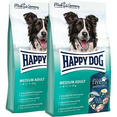 Happy Dog Supreme Fit & Vital Adult Medium 2 x 12 kg
