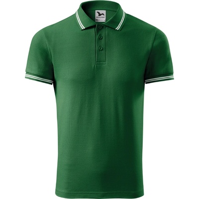 Malfini polo košile Urban 219 krátký rukáv pánská MAL-219D313 zelené tmavá
