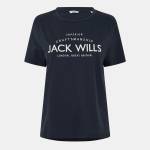 Jack Wills Дамска тениска Jack Wills Forstal Boyfriend T-Shirt Ladies - Navy