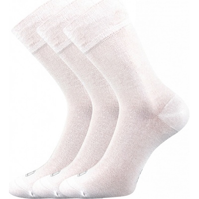 Lonka 3PACK ponožky bambusové Deli biele