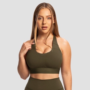 GymBeam Спортен сутиен Limitless Espresso S