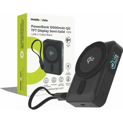 Mobile Origin MagSafe PB19 Qi2 MO-TDS-PB19-BLK