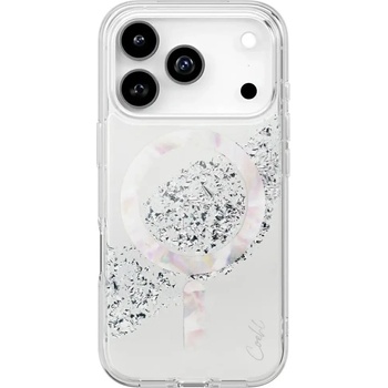 Uniq Coehl Crystelle Магнитен калъф за зареждане за iPhone 17 Pro - сребрист (8886463695371)