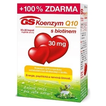 GS Koenzym Q10 30 mg 60 kapslí