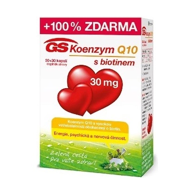 GS Koenzym Q10 30 mg 60 kapslí – Zbozi.Blesk.cz