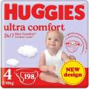 Huggies 3x Ultra Comfort Mega 4 - 198 ks