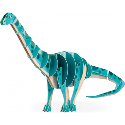 Janod Drevené 3D puzzle Dinosaurus Diplodocus 42 ks
