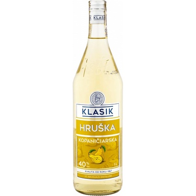 Kopaničiarska Hruška 40% 1 l (čistá fľaša)