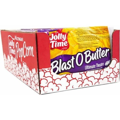 Jolly Time Blast O Butter popkorn s máslovou příchutí 100 g Celé Balení 18 ks