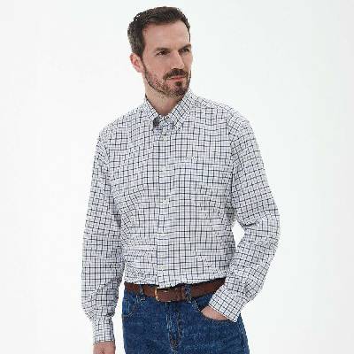 Barbour Preston Regular klasická košile s jemným kostkováním