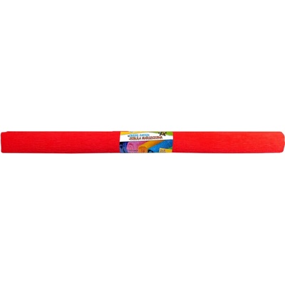 Krepový papír, 50 × 200 cm, červený – Zboží Dáma