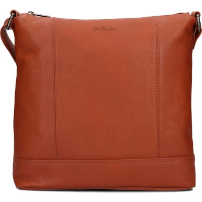 Justified dámská kožená crossbody kabelka Magda koňak