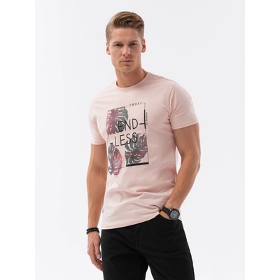 Ombre Clothing T-shirt Ombre Clothing | Rozov | МЪЖЕ | XXL