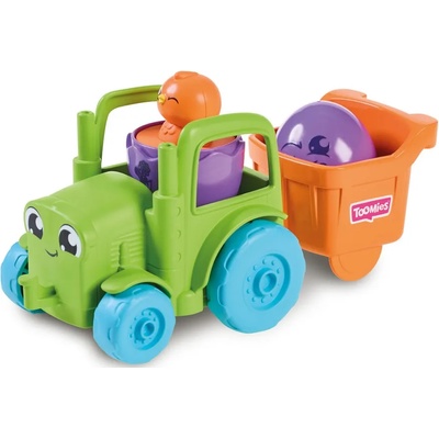 TOMY Toomies Играчка Tomy Toomies - Трансфоращ се трактор, 2в1 (E73219)