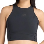 New Balance Дамски потник с широка презрамка New Balance Women's RC Elite Storage Crop Tank Tank top - Grey - размер XL (916-7628-0115)