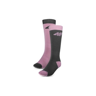 4F Комплект 2 чифта чорапи за ски 4fjwaw23ufsof116 Цветен (4fjwaw23ufsof116)