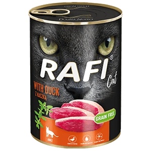  Rafi Cat Duck консерва за котки без зърно с патешко - 0.4кг