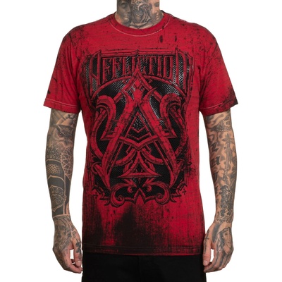 AFFLICTION Мъжка тениска affliction - lost art - tango red - a25850-tgrd