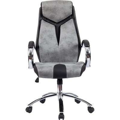 Директорски стол Storm, екокожа, сиво и черно (4010140265)