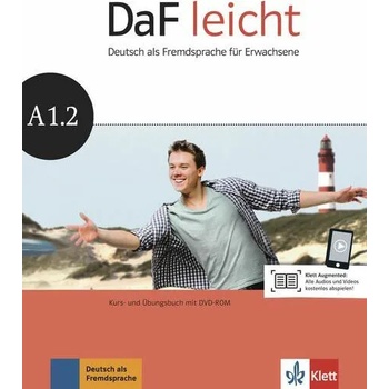 DaF leicht A1.2 Kurs/Arbeitsbuch + DVD-Rom