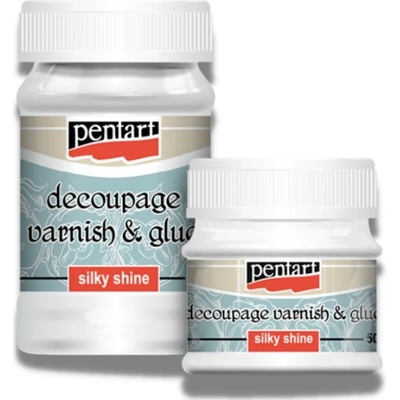 Pentart lak a lepidlo na decoupage silky and shine 50 ml – Hledejceny.cz