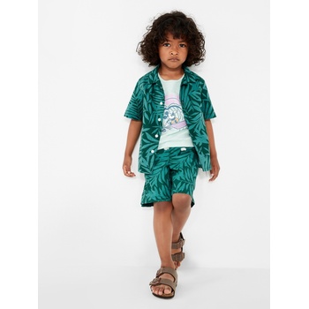 GAP Бебешка памучна риза palm GAP GAP | Sin | Момчешки | 98