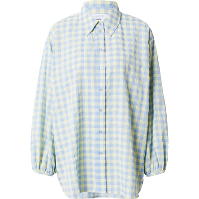 florence by mills exclusive for ABOUT YOU Блуза 'Gingham' синьо, зелено, размер 44