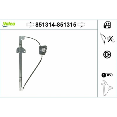 Zvedací zařízení oken VALEO 851315