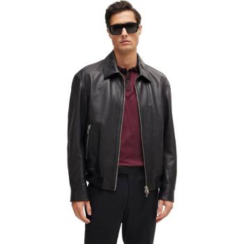 Boss Мъжко яке Boss C-Merwyn 10261962 01 Leather Jacket Mens - Black