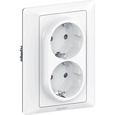 Legrand КОНТАКТ ДВОЕН МЕХАНИЗЪМ БЯЛ LEGRAND Valena Life (3414970472359)