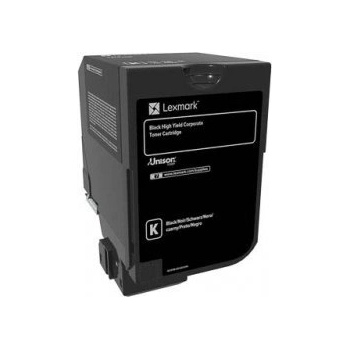 Lexmark 74C2HKE черен (black) оригинален тонер (74C2HKE)