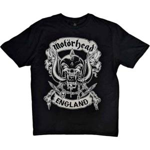 Motörhead Crossed Swords England Crest Black M Риза (MHEADTEE42MB02)