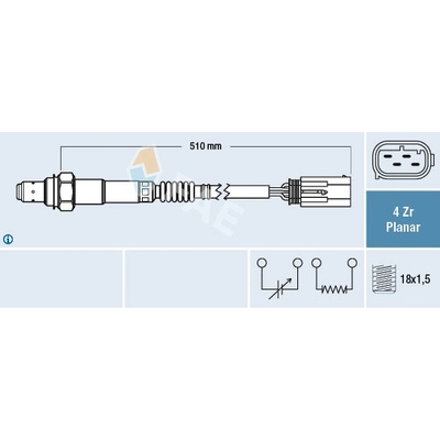 Lambda sonda FAE 77428