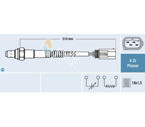 Lambda sonda FAE 77428