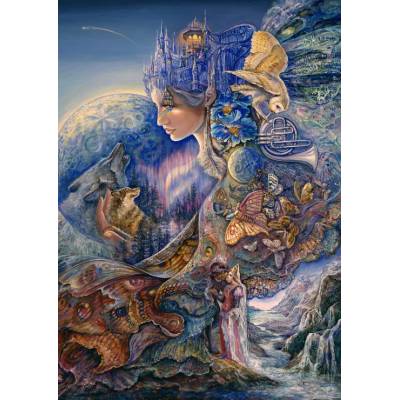 Grafika - Puzzle Josephine Wall: Once in a Blue Moon - 1 000 piese