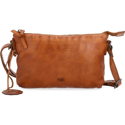 Noelia Bolger kožená dámská crossbody koňaková NB 2414 cognac