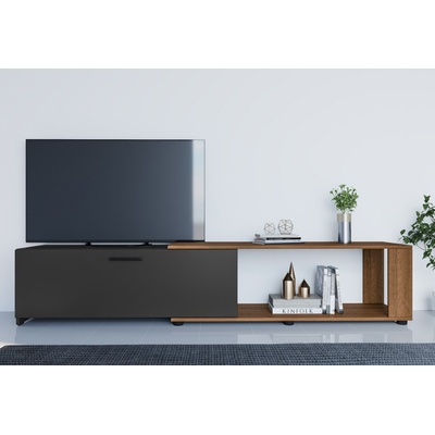 IRIM Разтегателен ТВ шкаф СИТИ 6271 графит / песаро