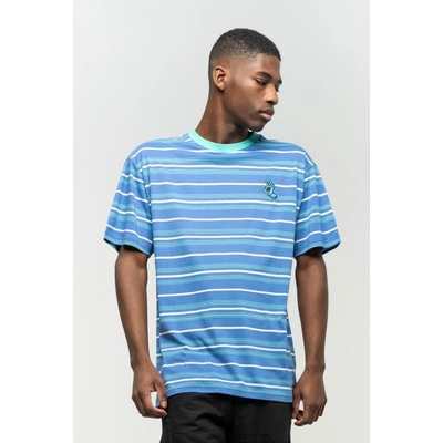 Santa Cruz Mini Hand Stripe T-Shirt Washed Navy