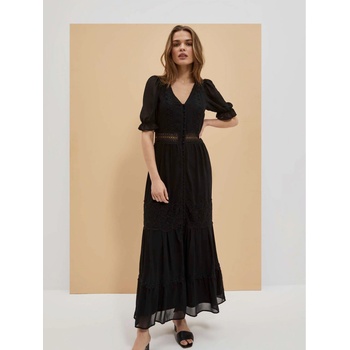 Moodo Черна дълга дамска рокля Moodo Moodo | Cheren | ЖЕНИ | XS