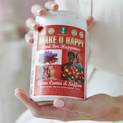 For Long Life MAKE U HAPPY ŠAFRÁN chudnutie úzkosť depresia