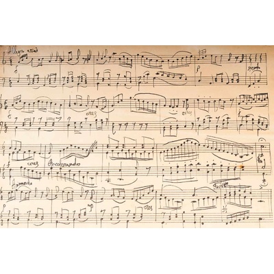 DIMEX ART Флизелинов фототапет стари нотни листове 375 x 250 см