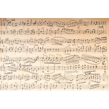 DIMEX ART Флизелинов фототапет стари нотни листове 375 x 250 см