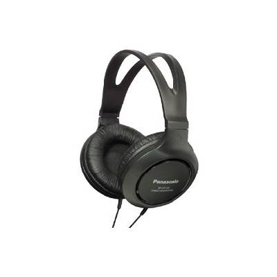 Слушалки Panasonic RP-HT161E-K, черни, с кабел 2 м (RP-HT161E-K)
