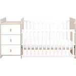KikkaBoo ПДЧ кошара със скрин Ilana Beige (31003040018) - salemax