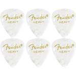 Fender 351 Shape Premium 6 White Перце за китара (<![CDATA[098-2351-505-6PACK-SET]]>)