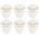 Fender 351 Shape Premium 6 White Перце за китара (098-2351-505-6PACK-SET)