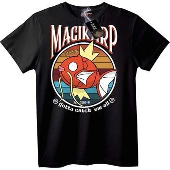 NOONEBRAND Магикарп Тениска: Gotta Catch 'Em All - 2XL, White